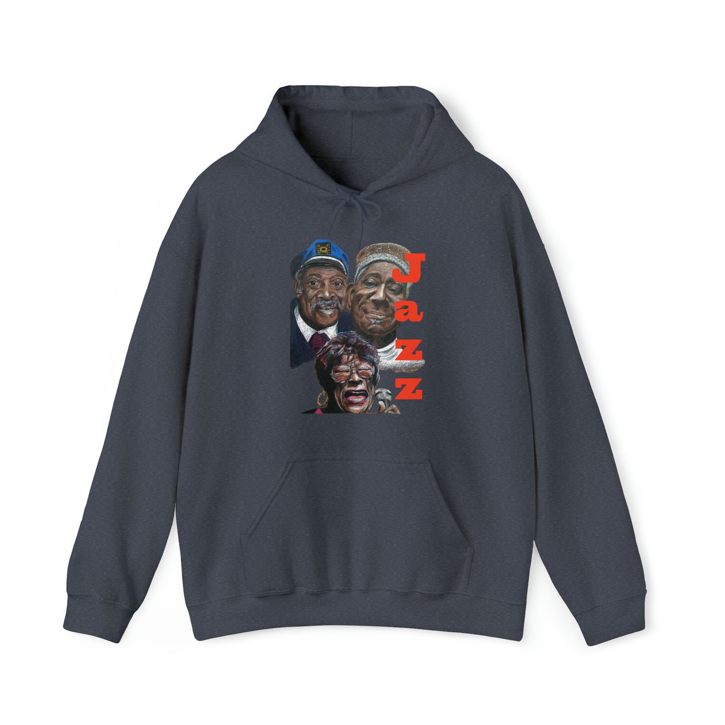 "Jazz", Duke, Dizzy, & Ella" Unisex Heavy Blend™ Hooded Sweatshirt