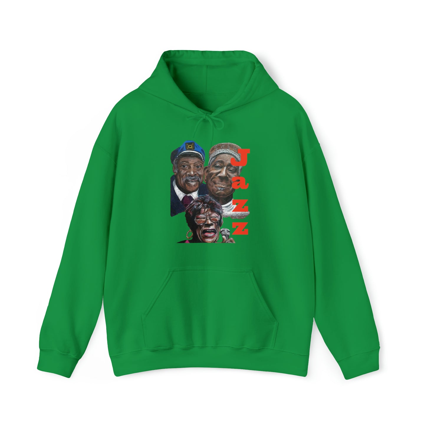 "Jazz", Duke, Dizzy, & Ella" Unisex Heavy Blend™ Hooded Sweatshirt