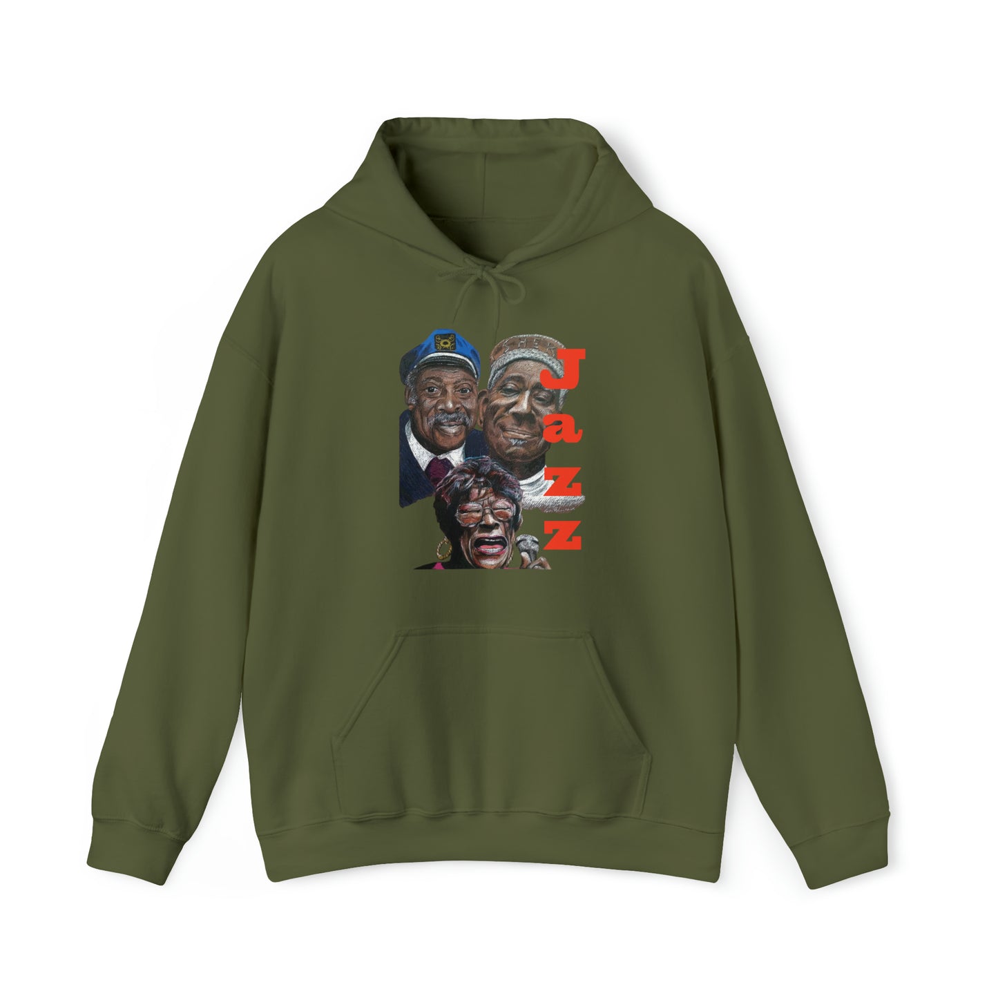 "Jazz", Duke, Dizzy, & Ella" Unisex Heavy Blend™ Hooded Sweatshirt