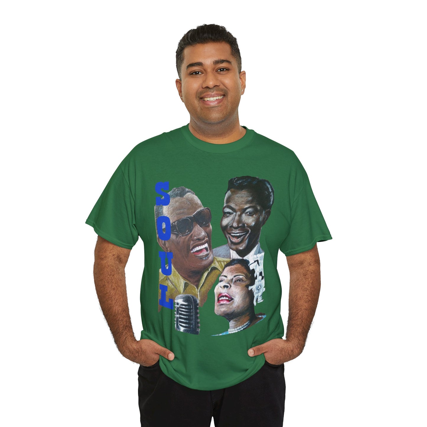 Soul "Ray, Nat & Billie" Unisex Heavy Cotton Tee