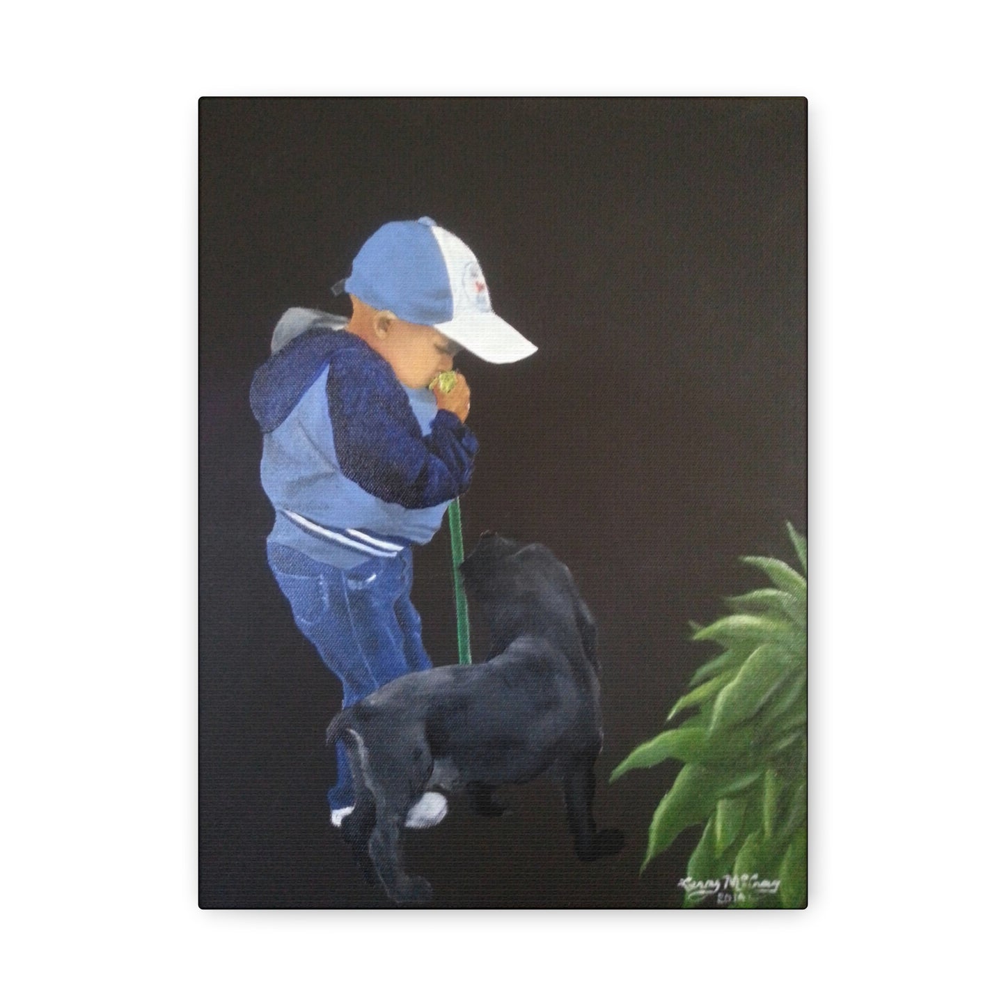 "Let's Play", Matte Canvas, Stretched, 1.25"