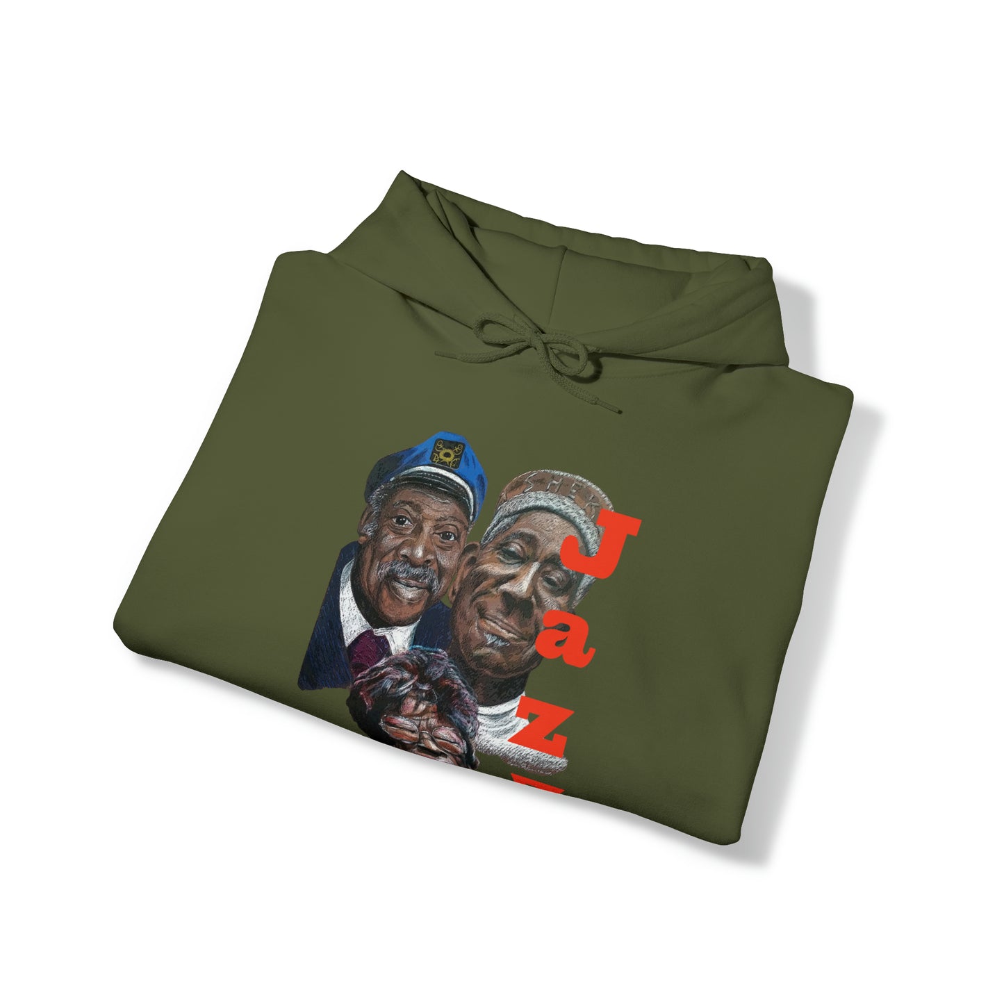 "Jazz", Duke, Dizzy, & Ella" Unisex Heavy Blend™ Hooded Sweatshirt