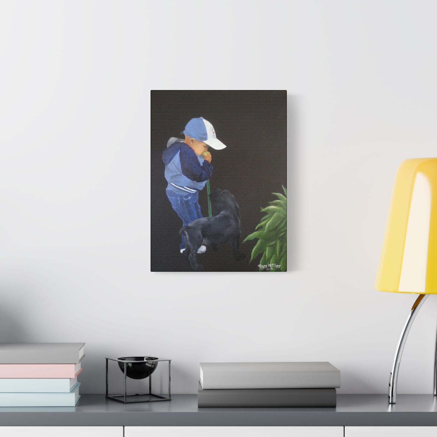 "Let's Play", Matte Canvas, Stretched, 1.25"