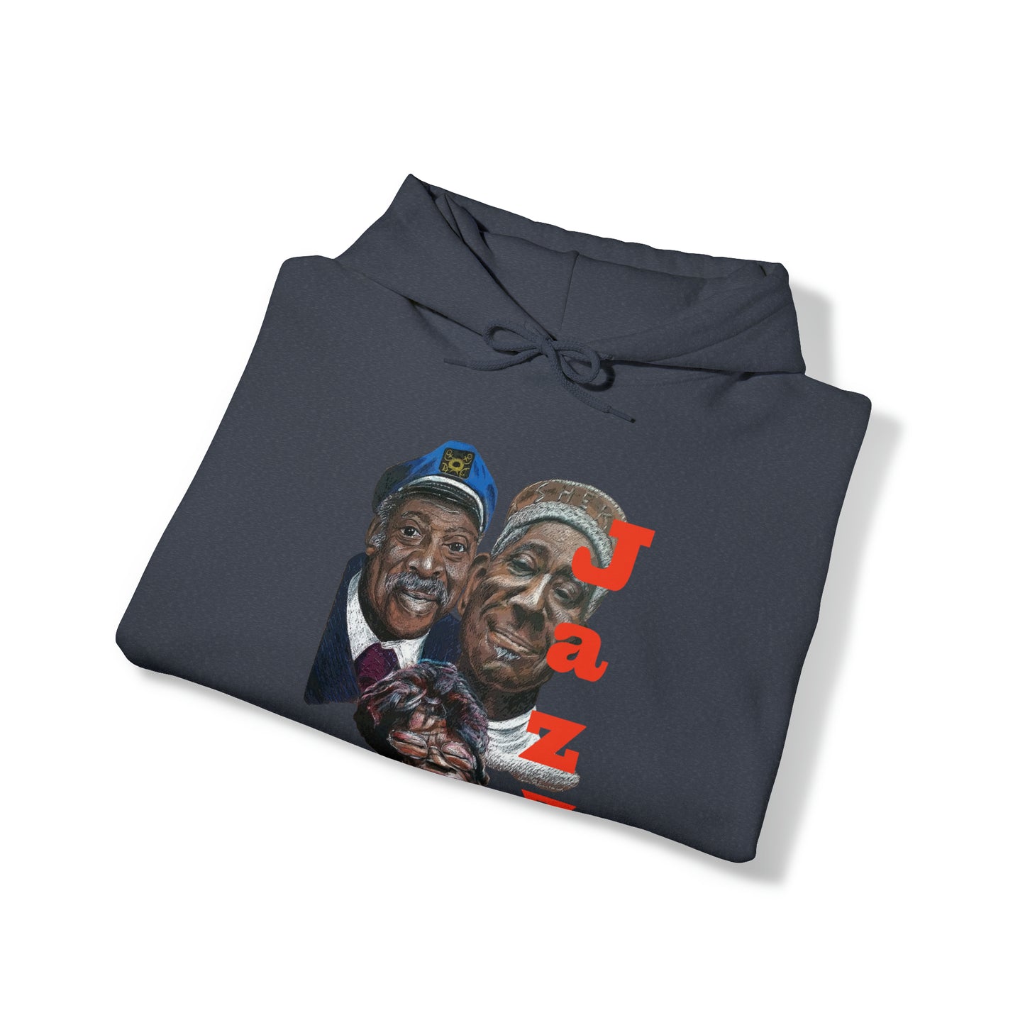 "Jazz", Duke, Dizzy, & Ella" Unisex Heavy Blend™ Hooded Sweatshirt