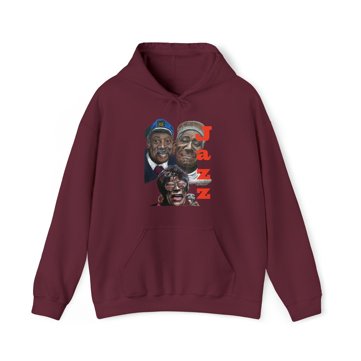 "Jazz", Duke, Dizzy, & Ella" Unisex Heavy Blend™ Hooded Sweatshirt