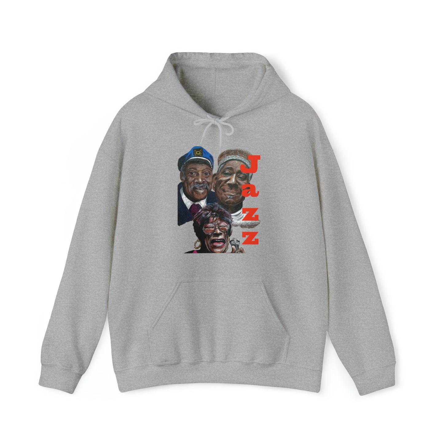 "Jazz", Duke, Dizzy, & Ella" Unisex Heavy Blend™ Hooded Sweatshirt