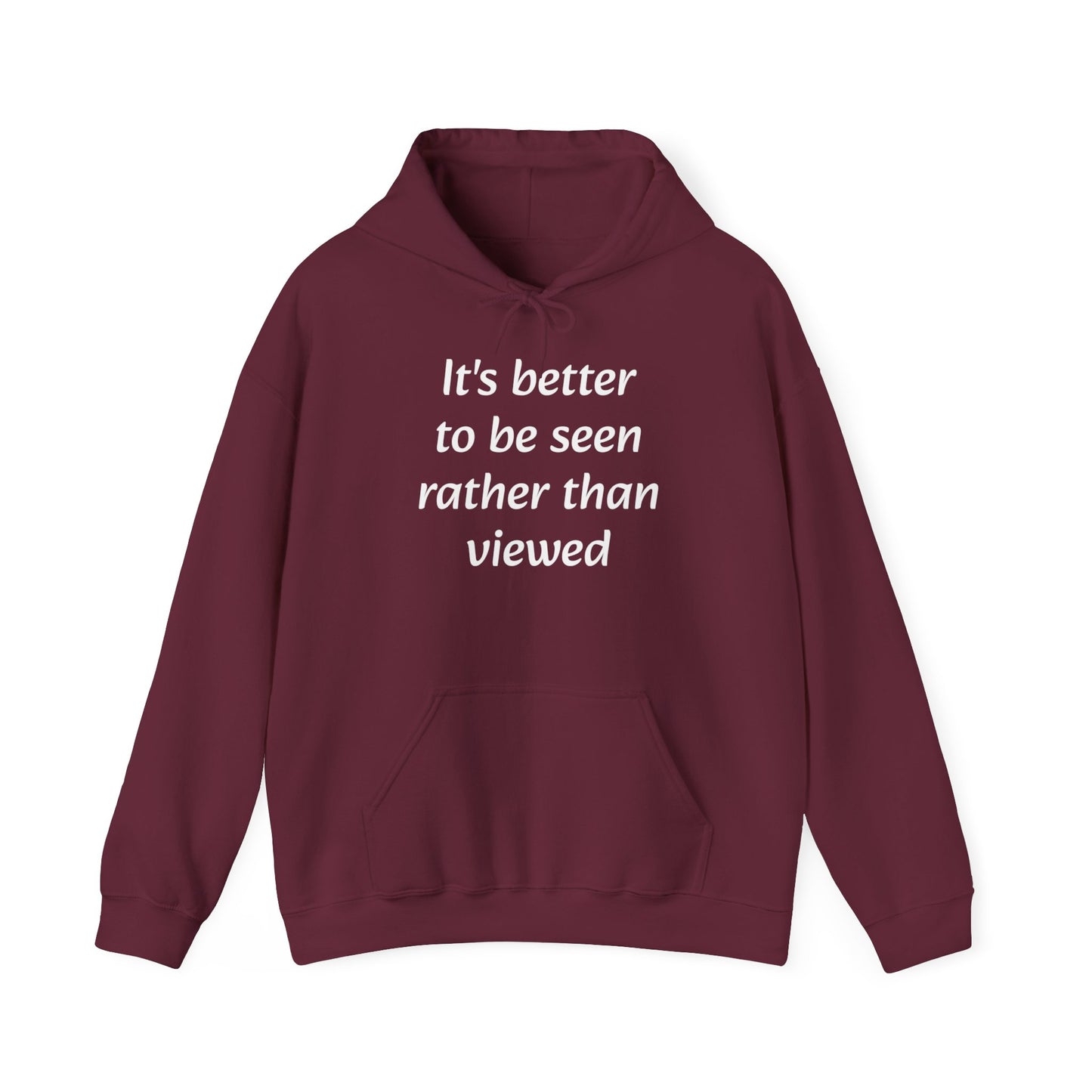 "Seen or Viewed" - Unisex Heavy Blend™ Hooded Sweatshirt