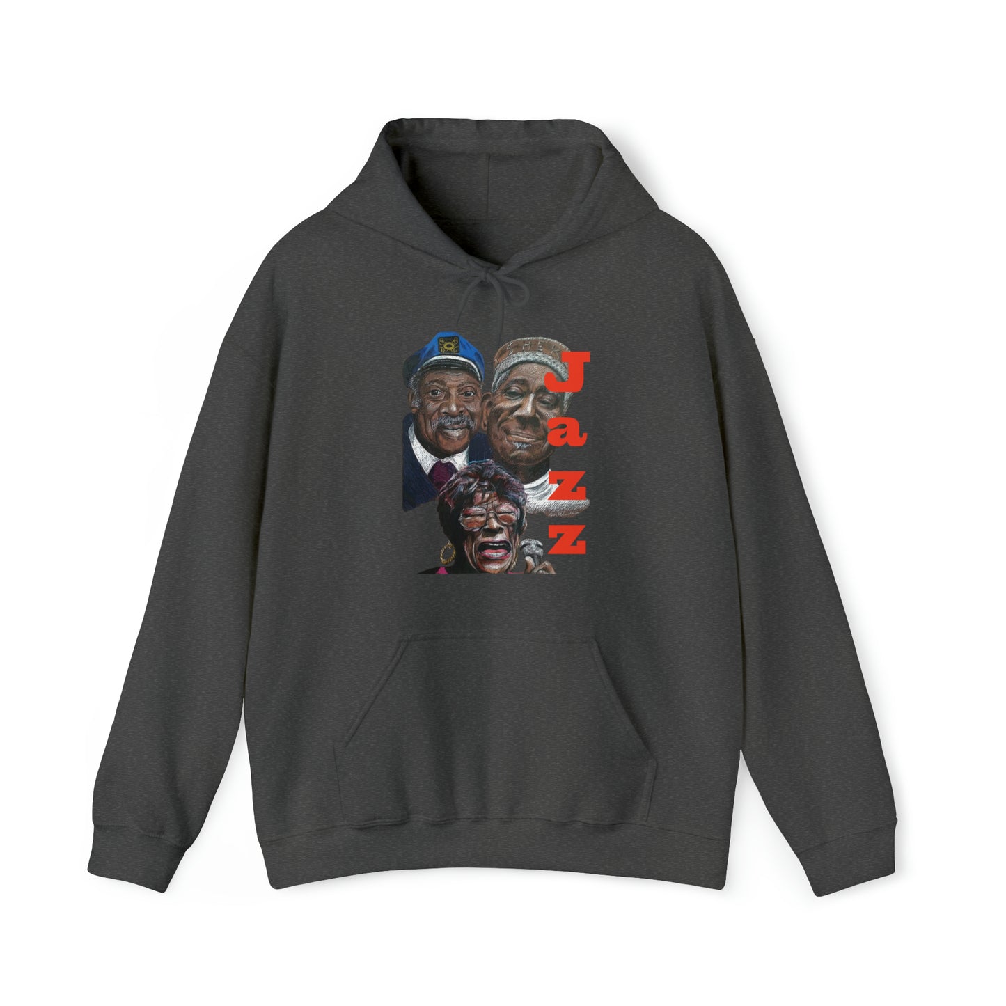 "Jazz", Duke, Dizzy, & Ella" Unisex Heavy Blend™ Hooded Sweatshirt
