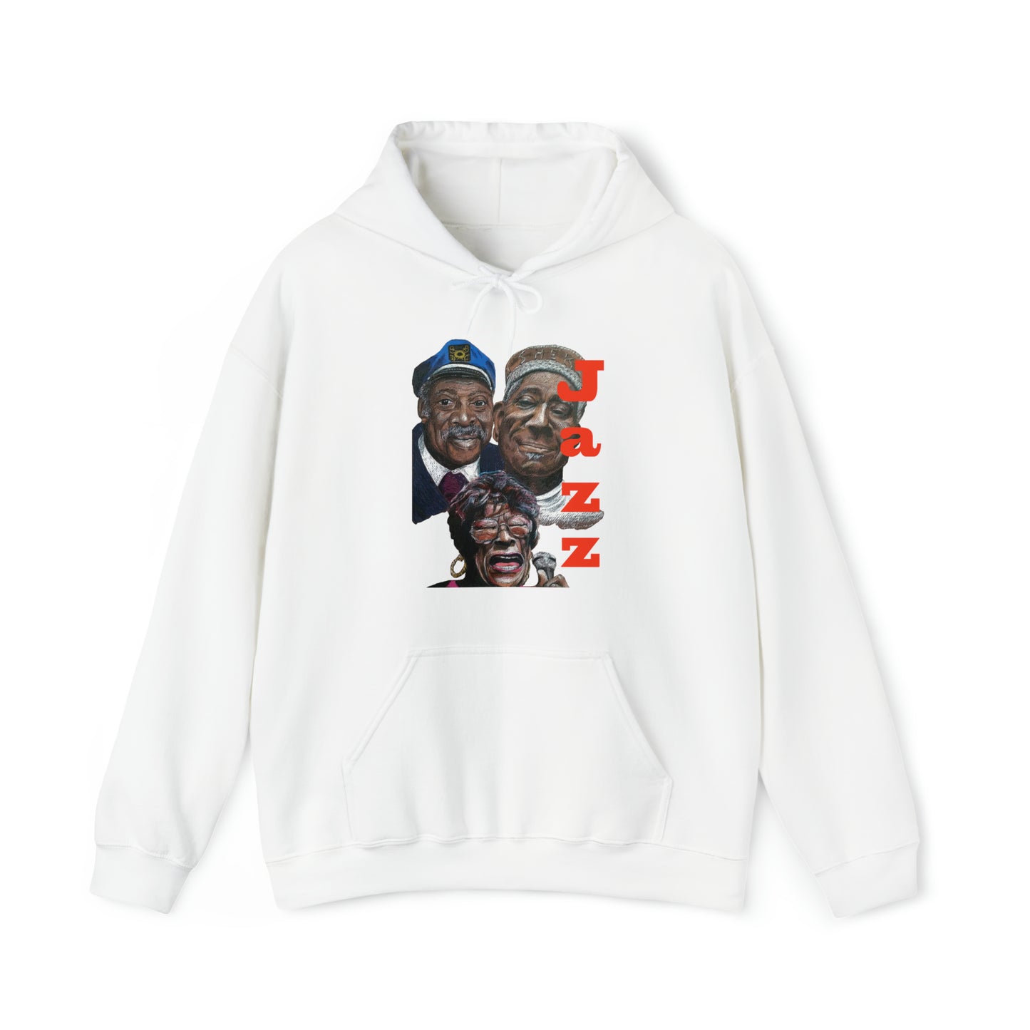 "Jazz", Duke, Dizzy, & Ella" Unisex Heavy Blend™ Hooded Sweatshirt