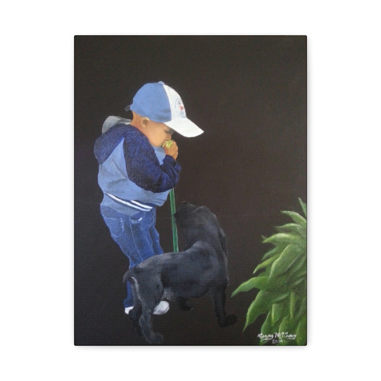 "Let's Play", Matte Canvas, Stretched, 1.25"