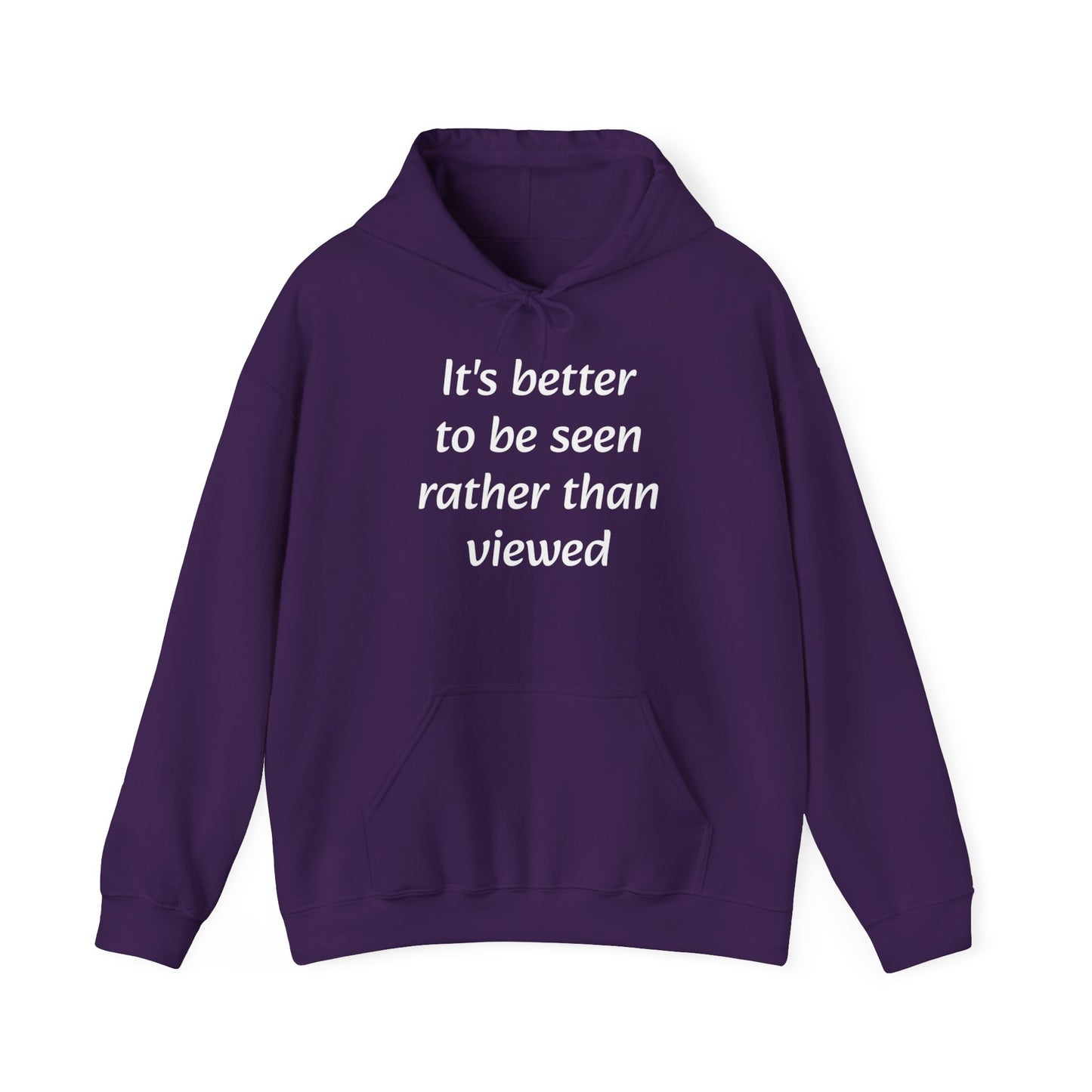 "Seen or Viewed" - Unisex Heavy Blend™ Hooded Sweatshirt