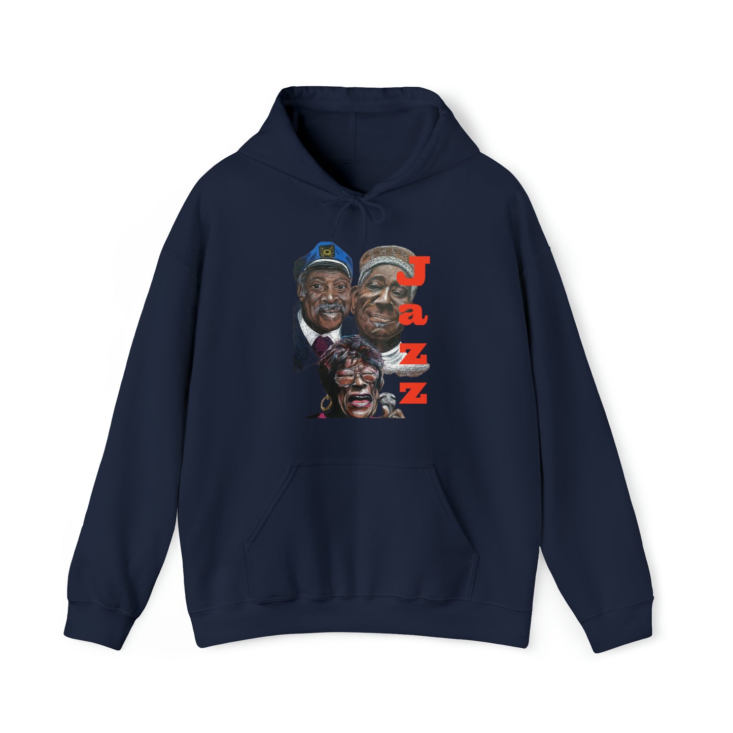 "Jazz", Duke, Dizzy, & Ella" Unisex Heavy Blend™ Hooded Sweatshirt