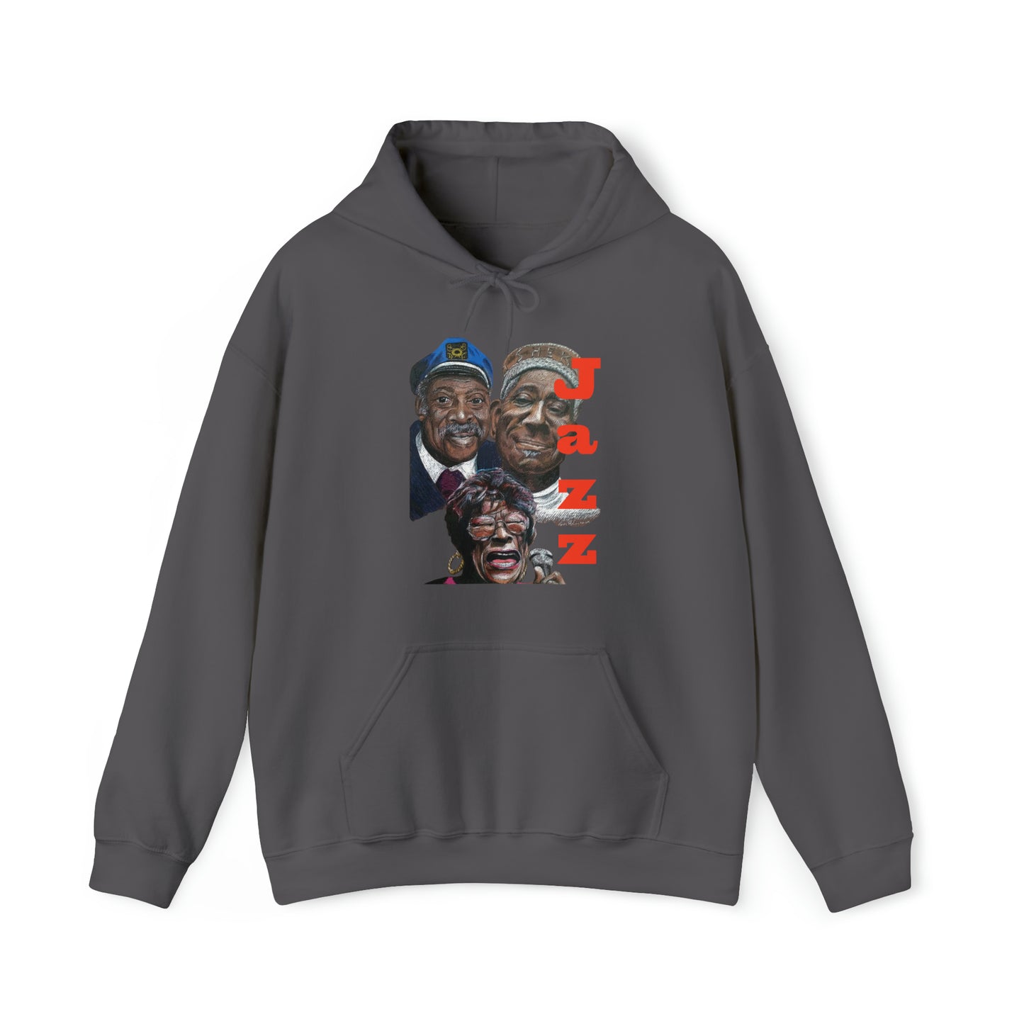 "Jazz", Duke, Dizzy, & Ella" Unisex Heavy Blend™ Hooded Sweatshirt