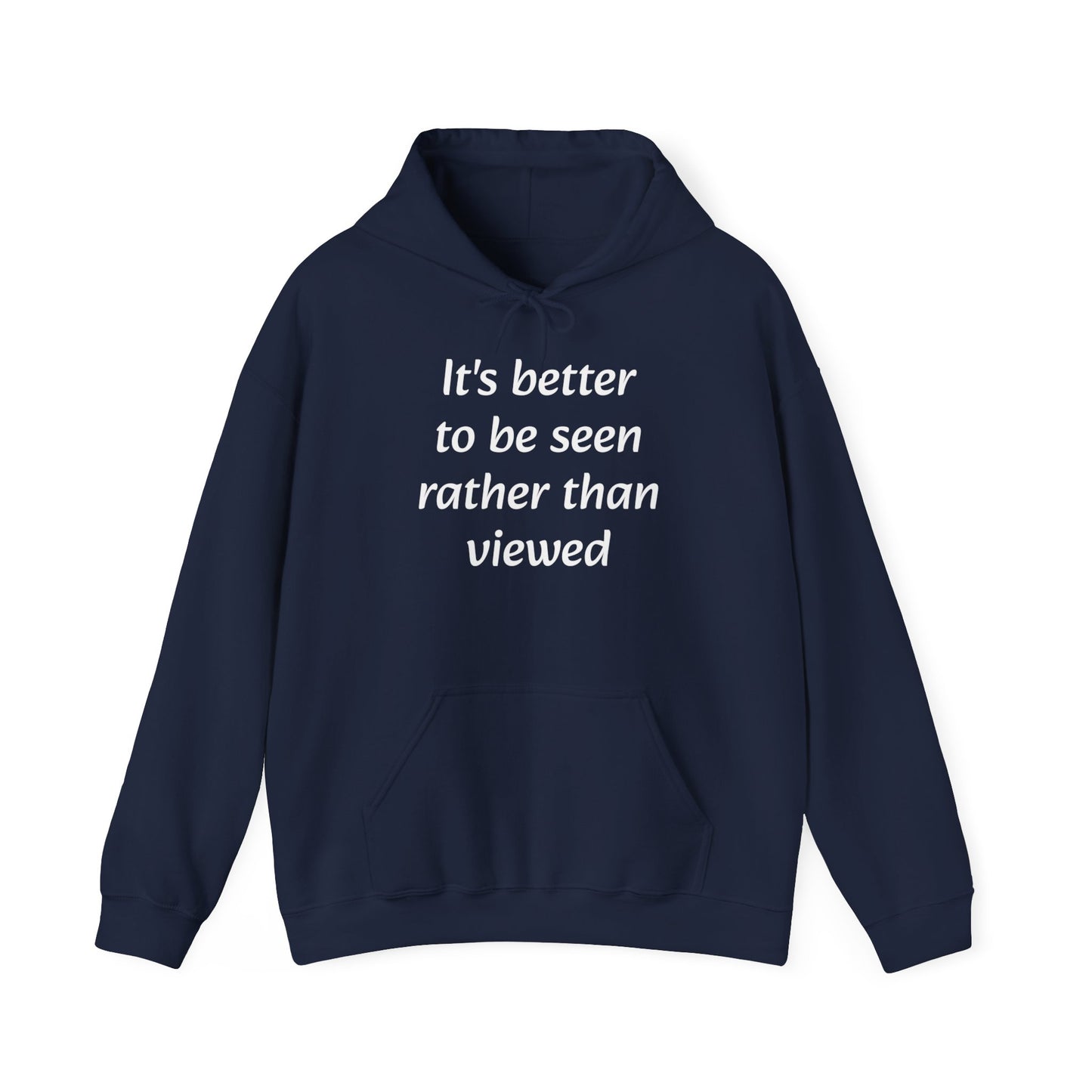"Seen or Viewed" - Unisex Heavy Blend™ Hooded Sweatshirt