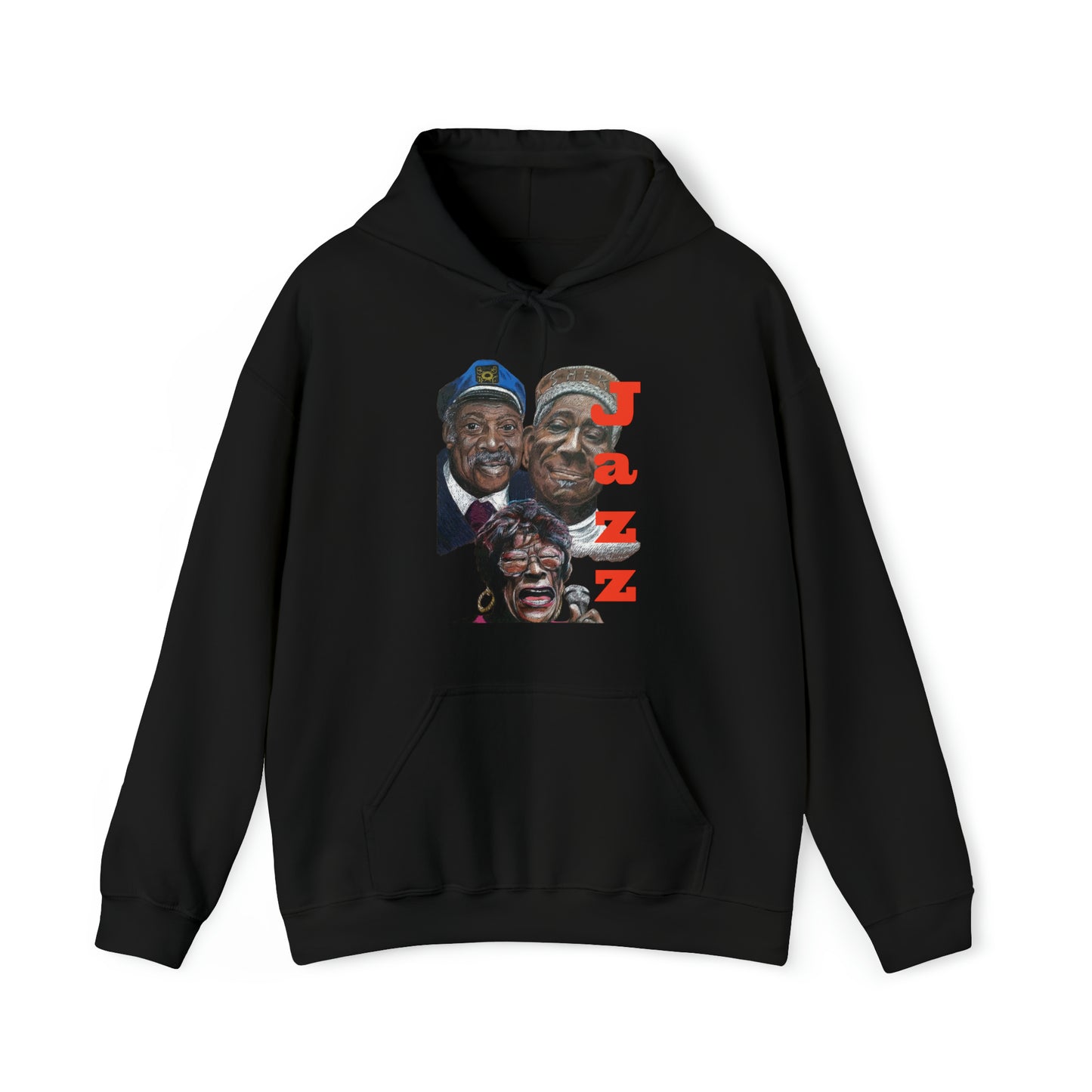 "Jazz", Duke, Dizzy, & Ella" Unisex Heavy Blend™ Hooded Sweatshirt