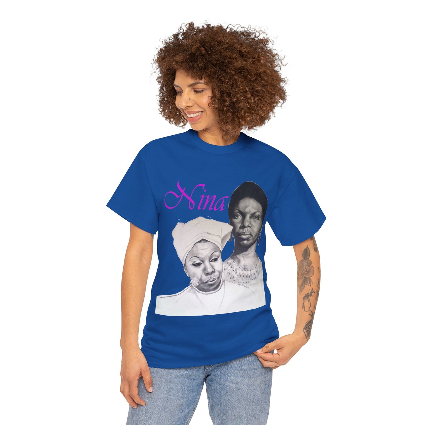"Nina" Unisex Heavy Cotton Tee
