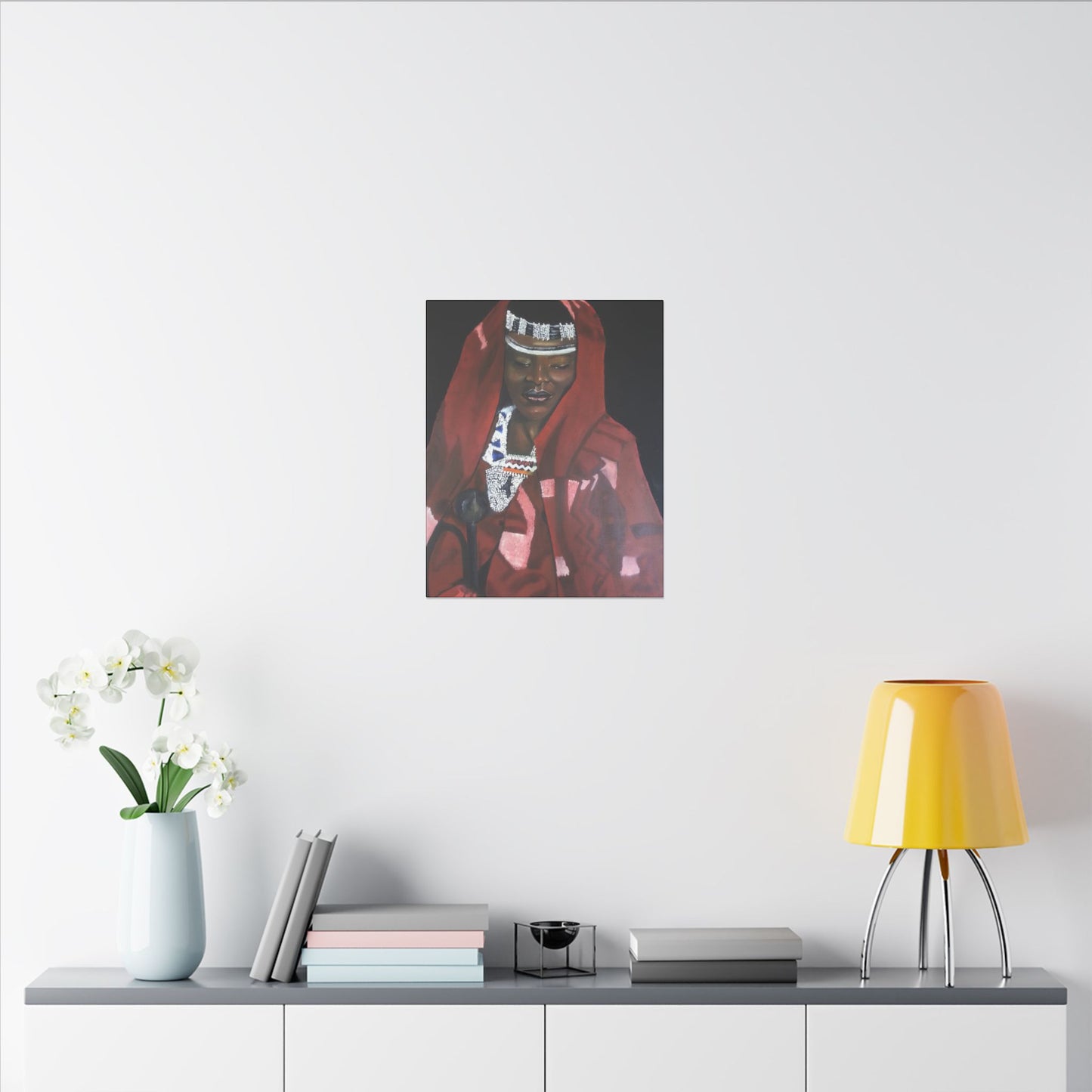 " Zulu Queen" Matte Canvas, Stretched, 0.75"