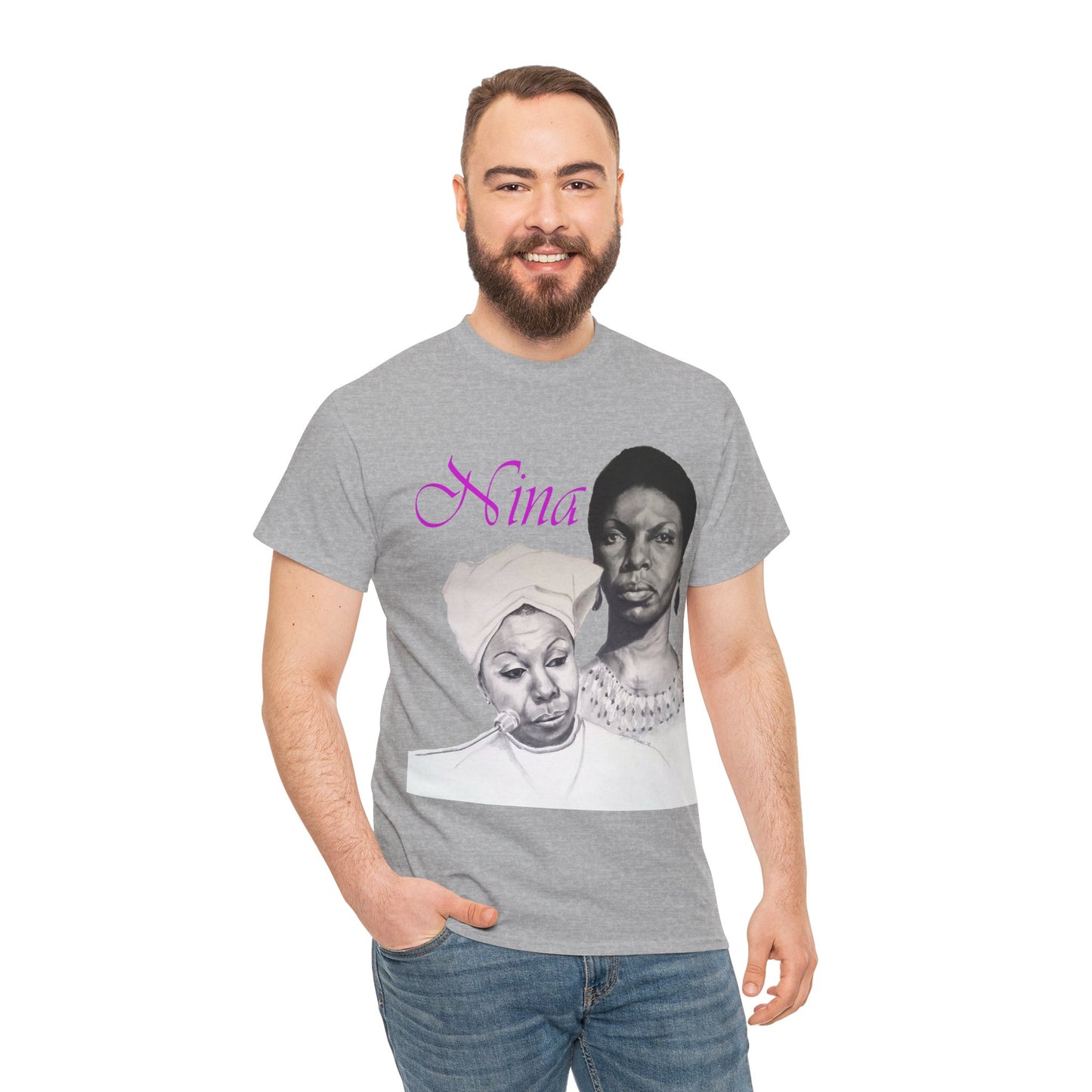 "Nina" Unisex Heavy Cotton Tee