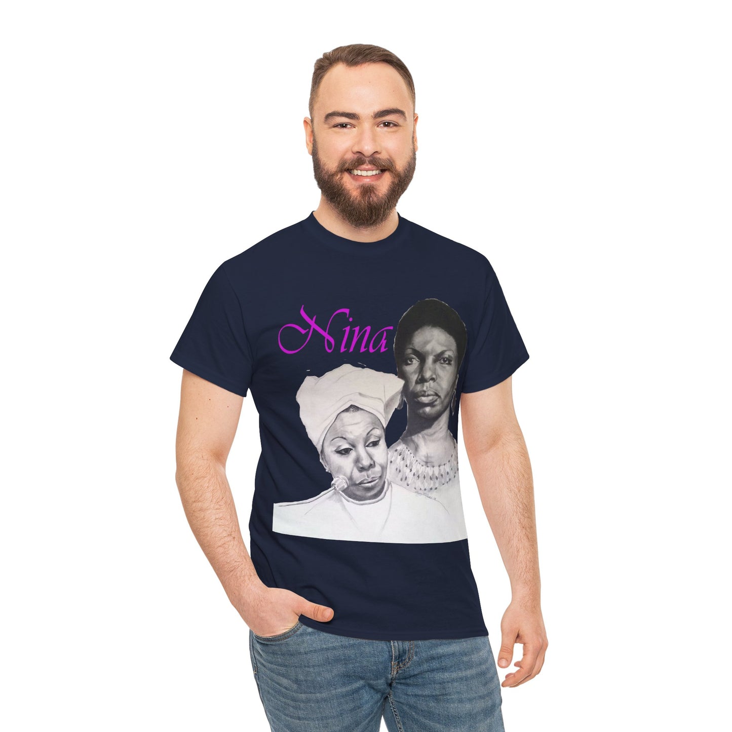 "Nina" Unisex Heavy Cotton Tee