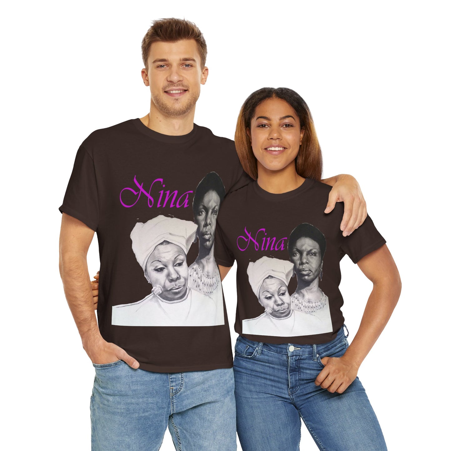 "Nina" Unisex Heavy Cotton Tee
