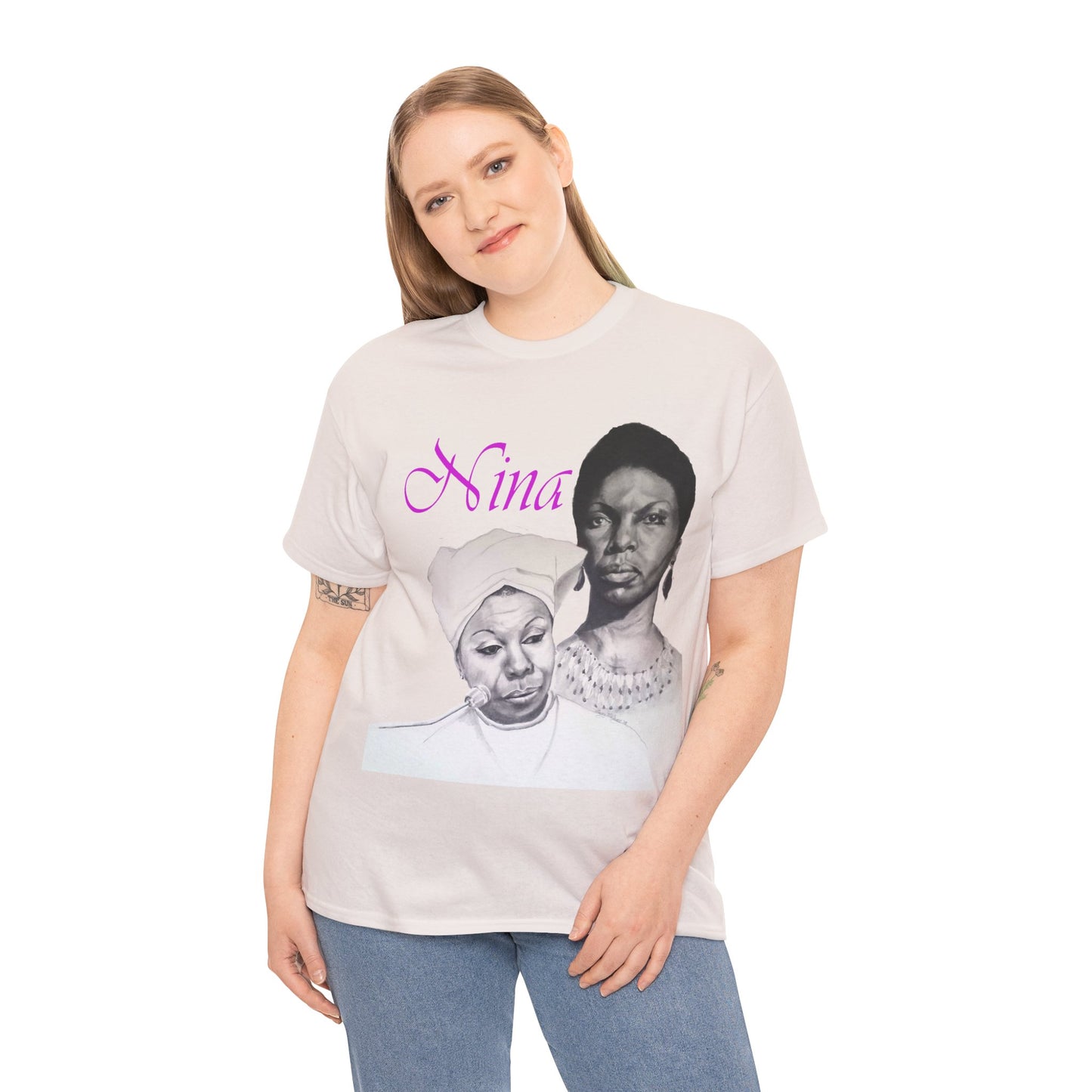 "Nina" Unisex Heavy Cotton Tee