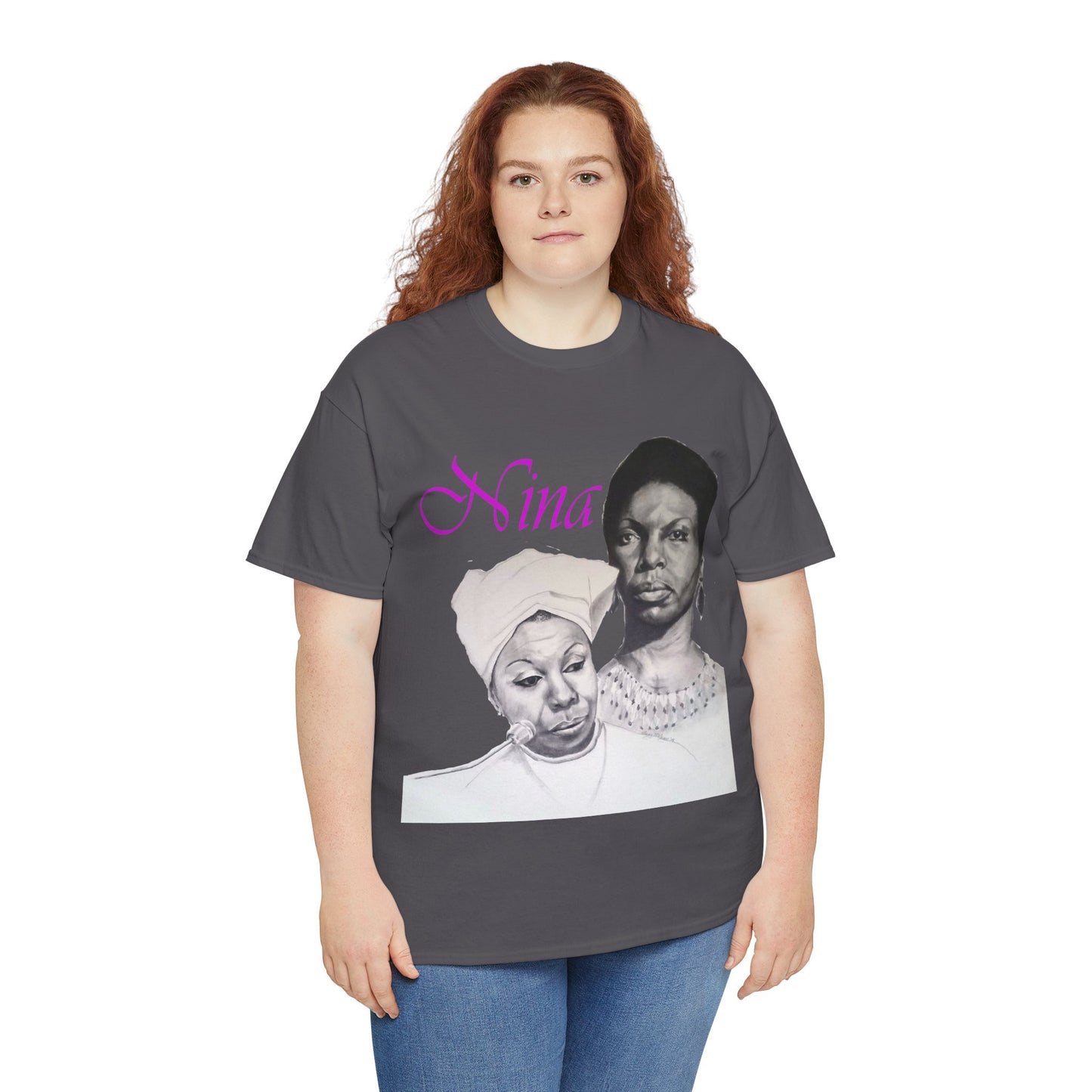 "Nina" Unisex Heavy Cotton Tee