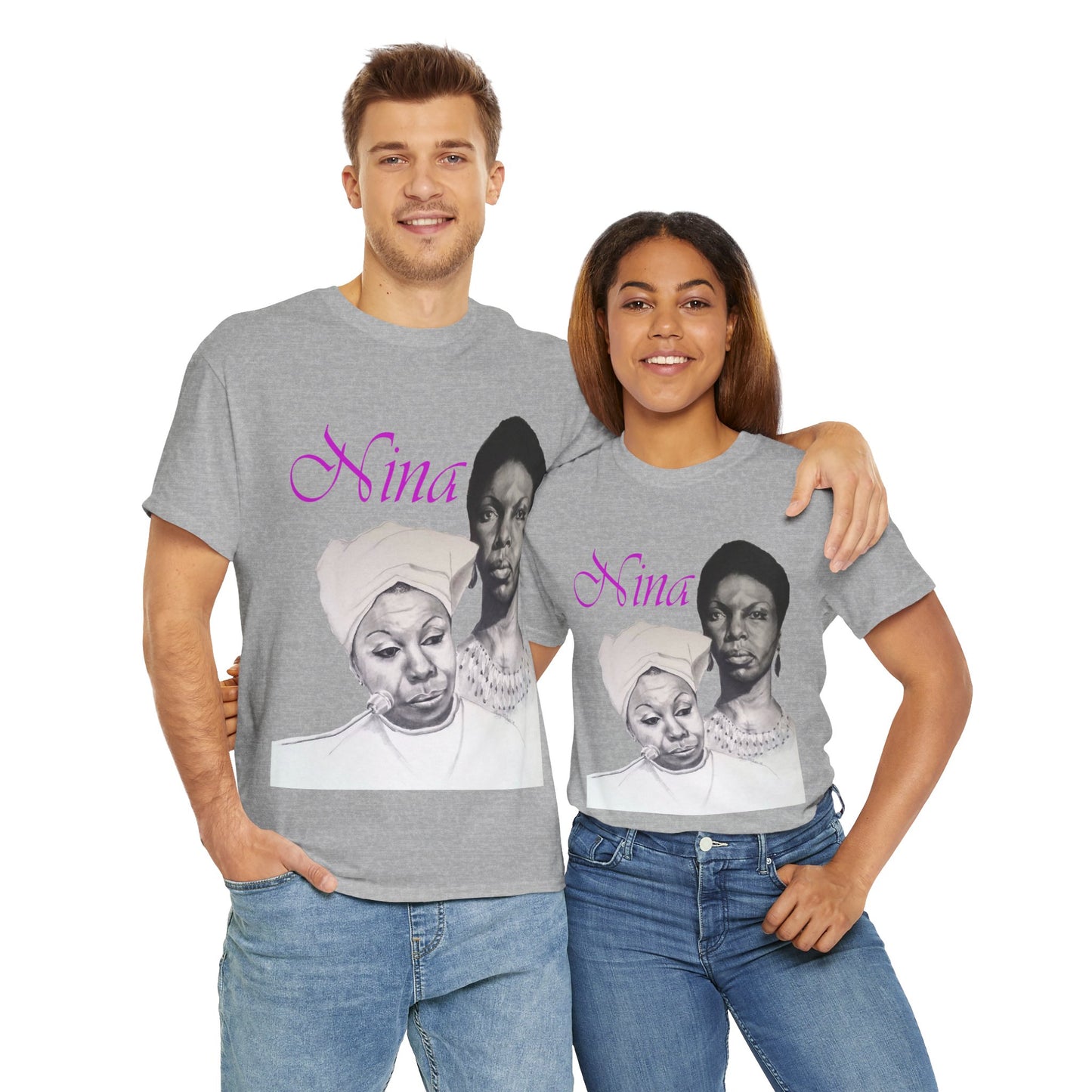 "Nina" Unisex Heavy Cotton Tee