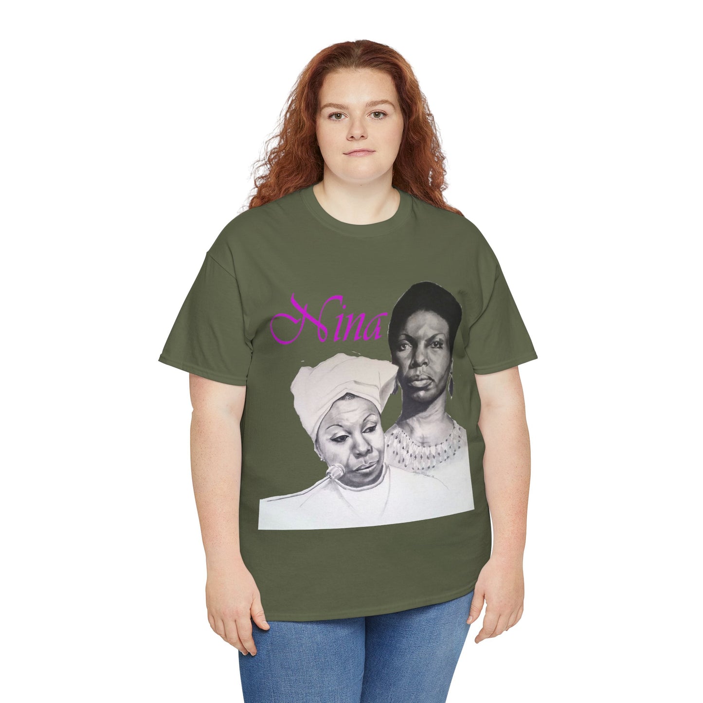 "Nina" Unisex Heavy Cotton Tee