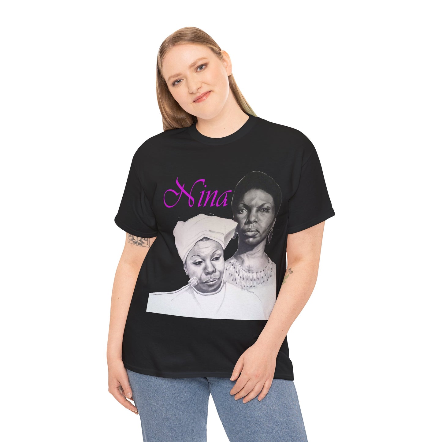 "Nina" Unisex Heavy Cotton Tee