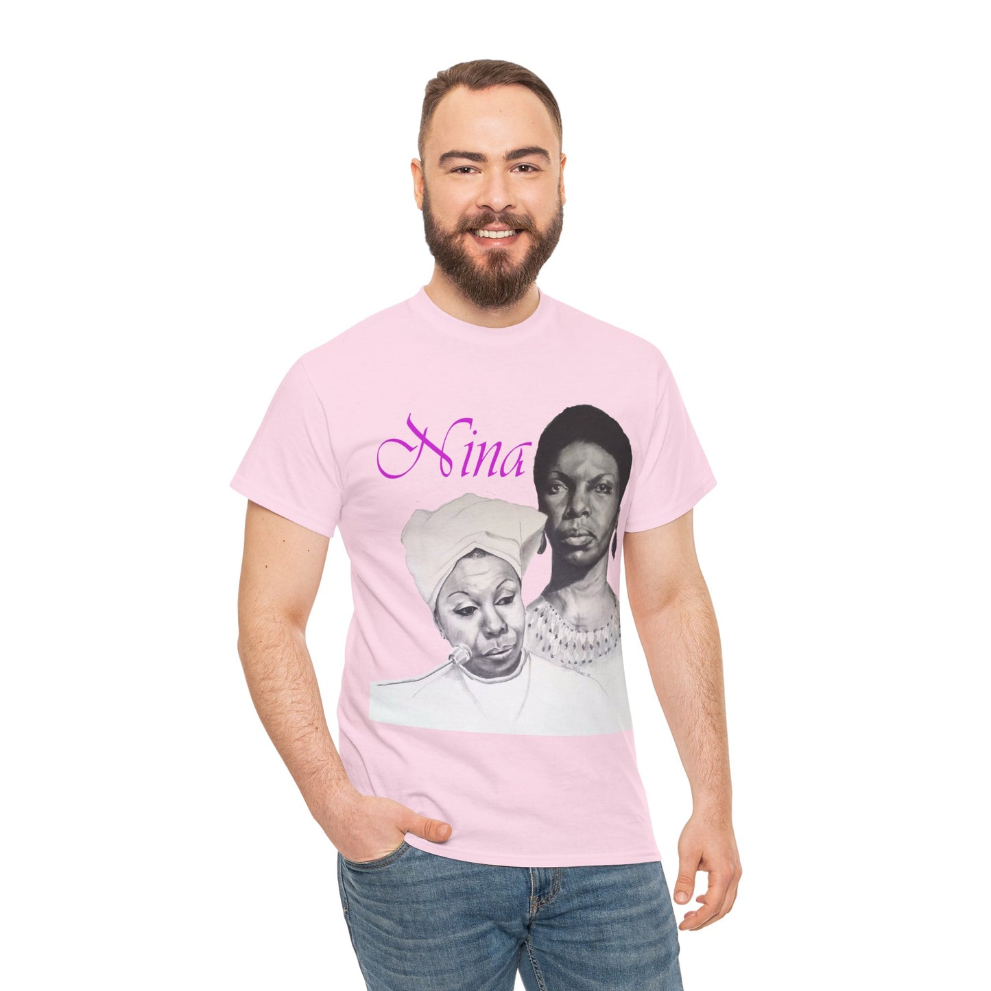 "Nina" Unisex Heavy Cotton Tee