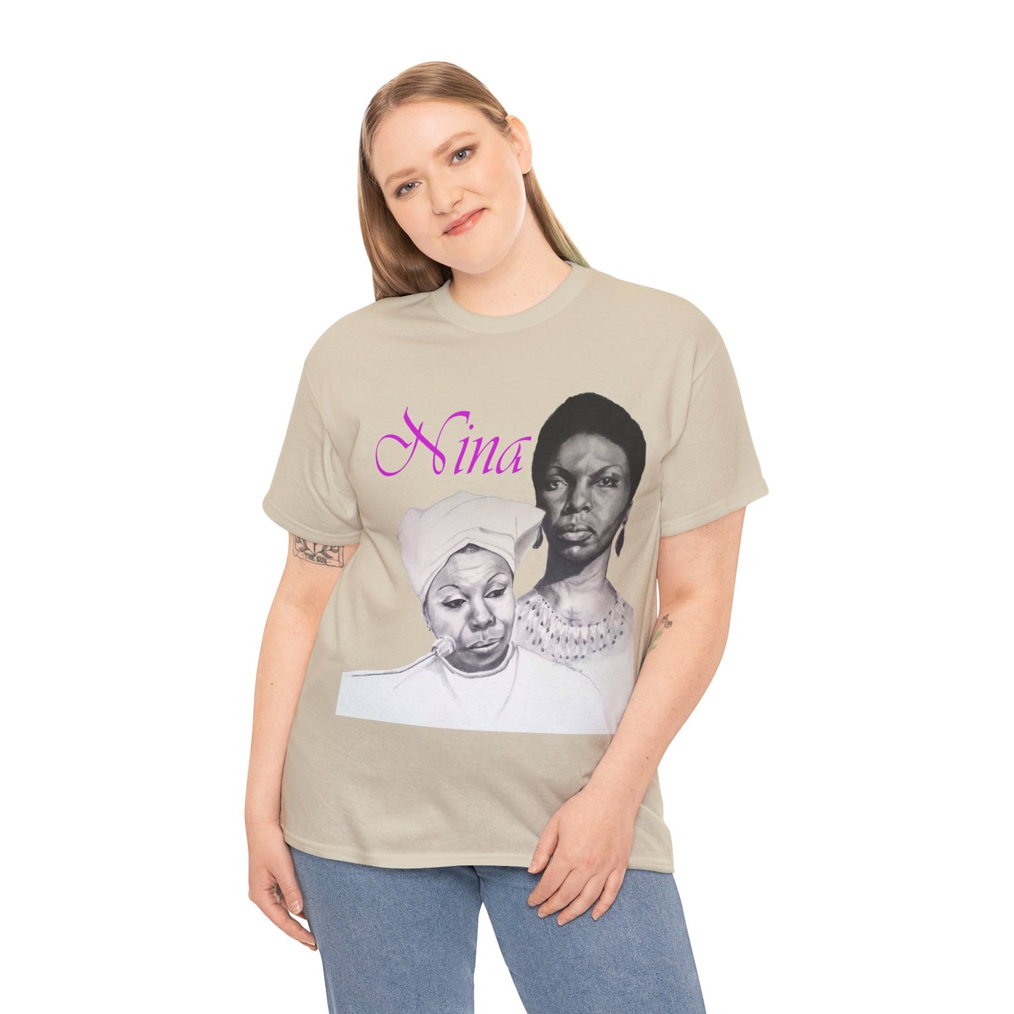 "Nina" Unisex Heavy Cotton Tee
