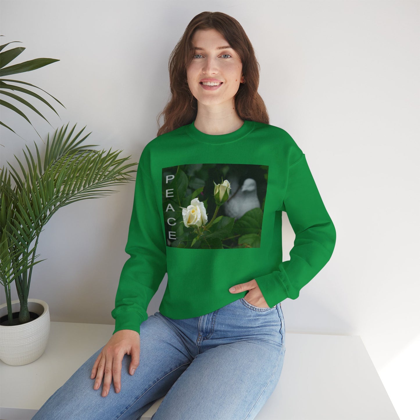 PEACE -  Unisex Heavy Blend™ Crewneck Sweatshirt
