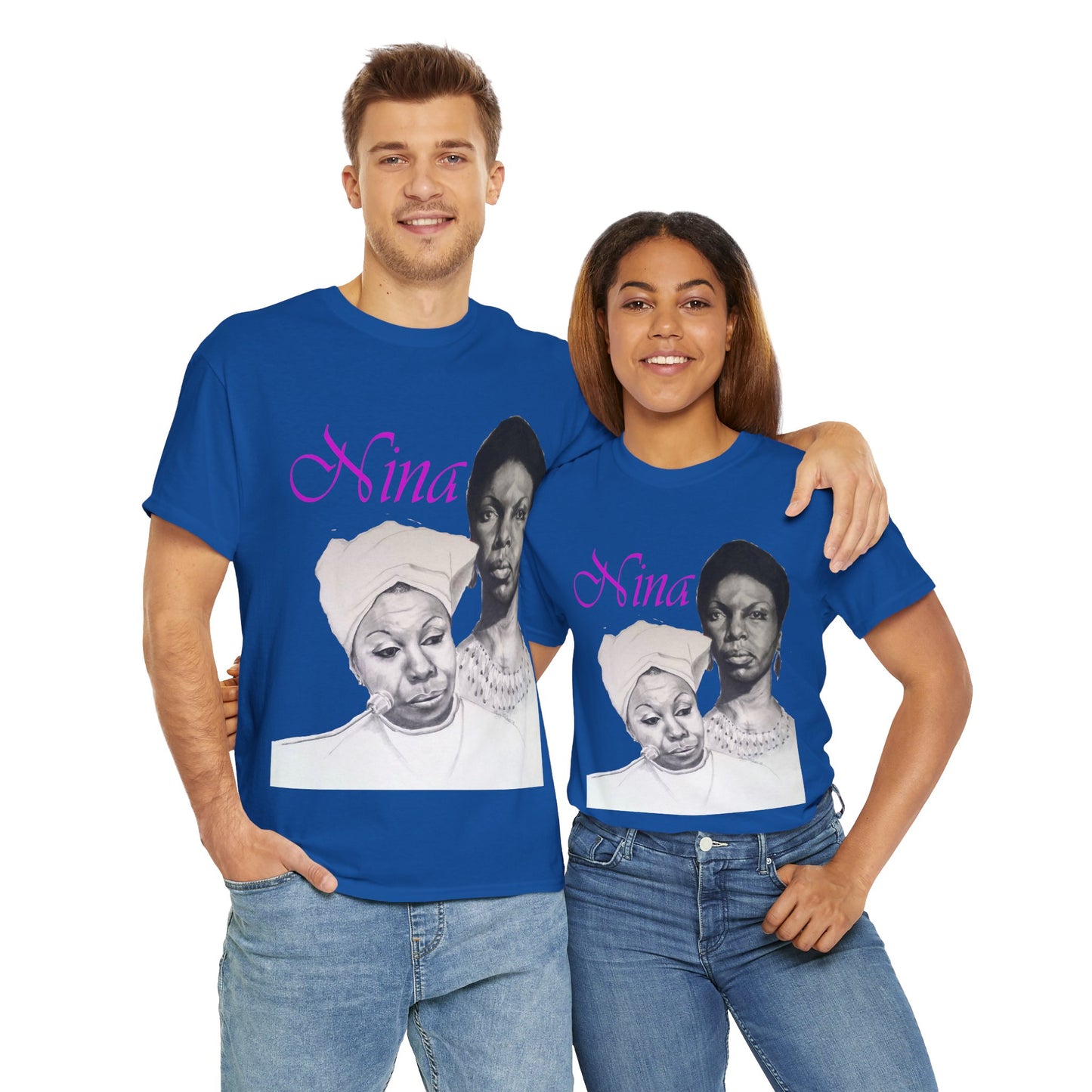 "Nina" Unisex Heavy Cotton Tee