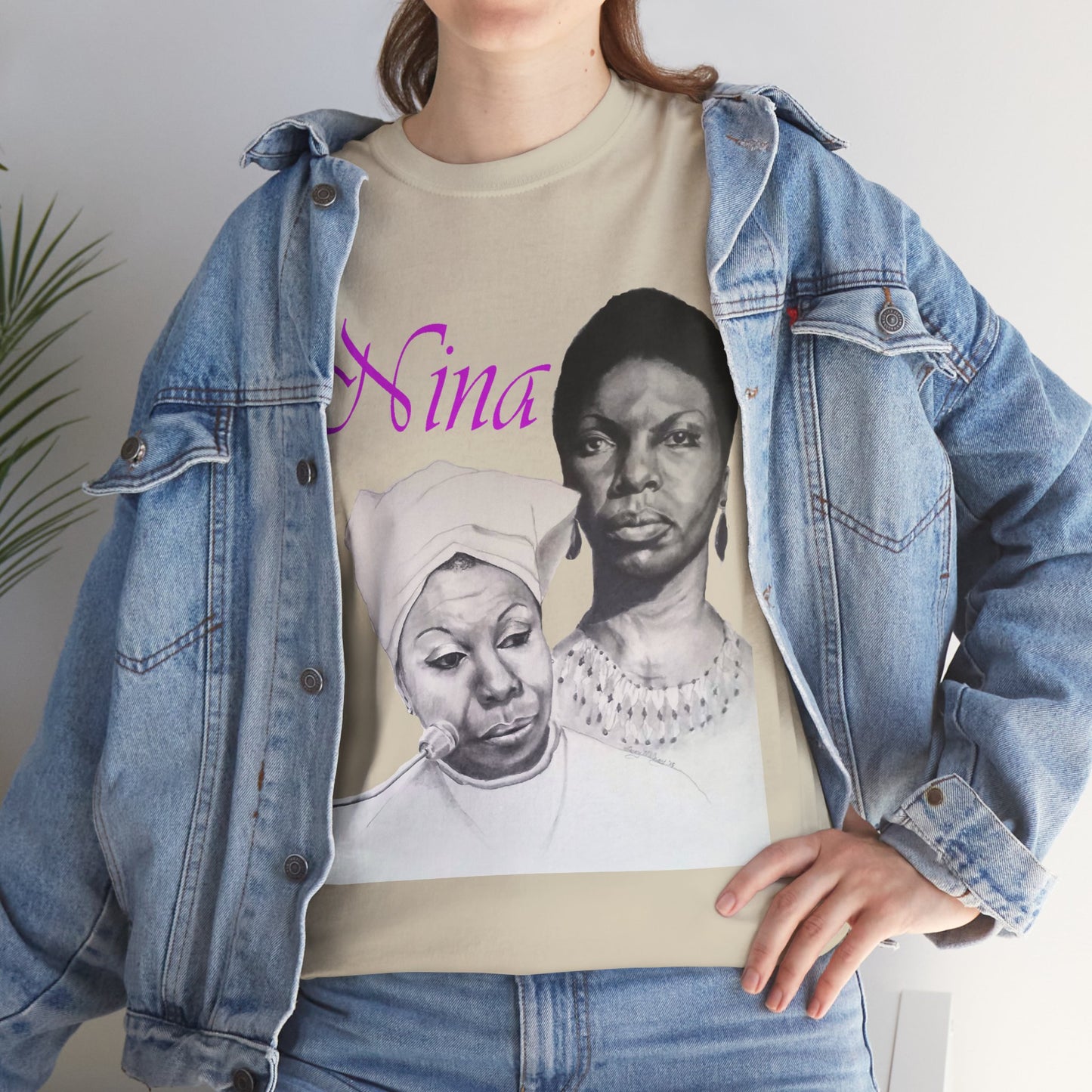 "Nina" Unisex Heavy Cotton Tee