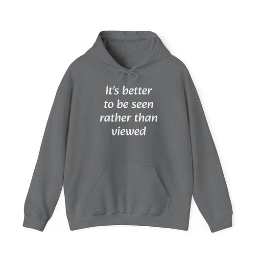 "Seen or Viewed" - Unisex Heavy Blend™ Hooded Sweatshirt