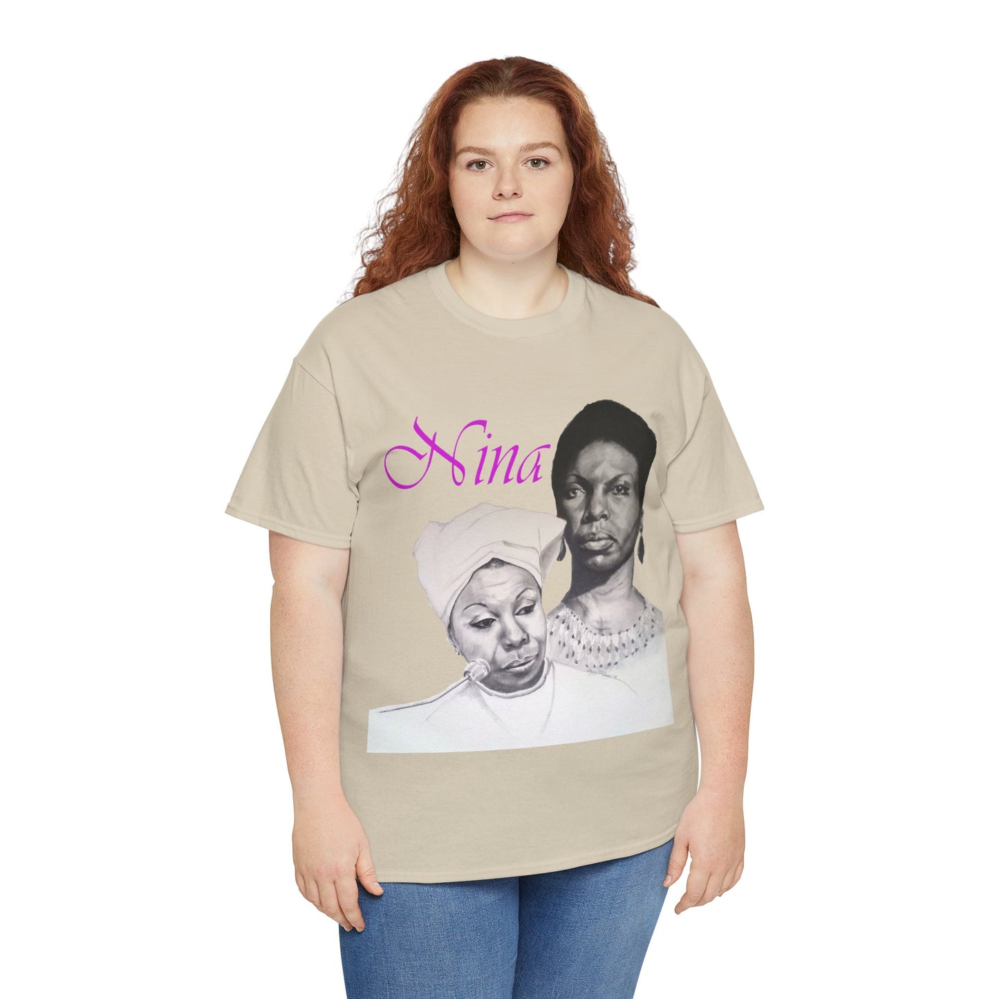 "Nina" Unisex Heavy Cotton Tee