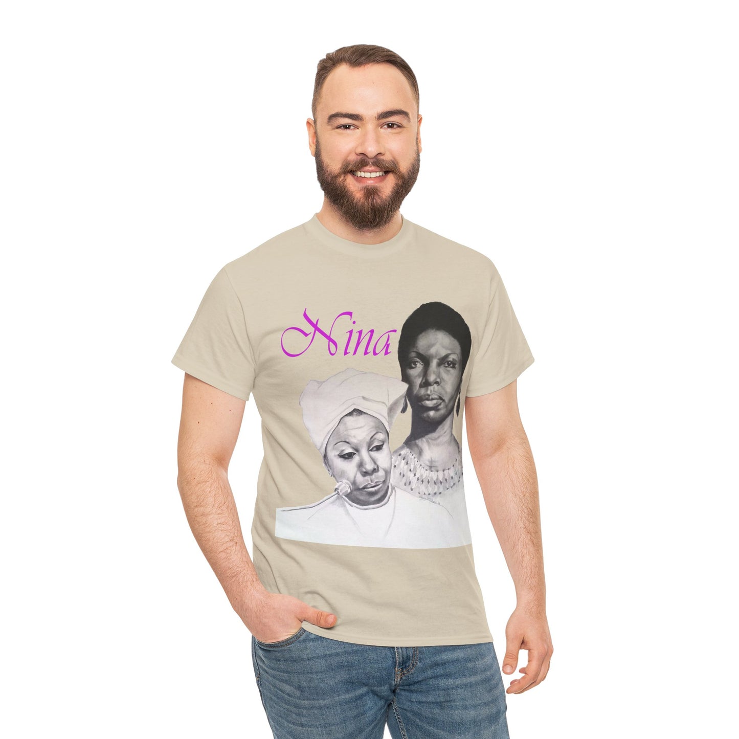 "Nina" Unisex Heavy Cotton Tee