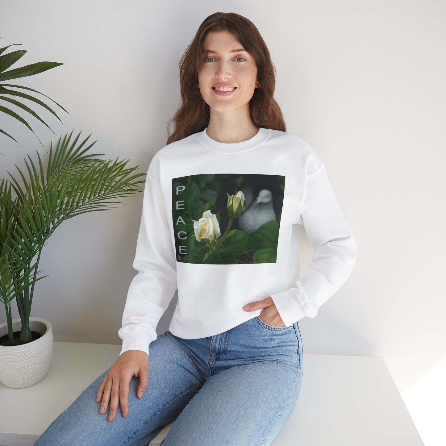 PEACE -  Unisex Heavy Blend™ Crewneck Sweatshirt