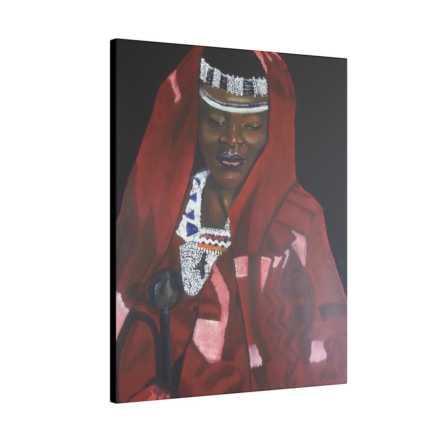 " Zulu Queen" Matte Canvas, Stretched, 0.75"
