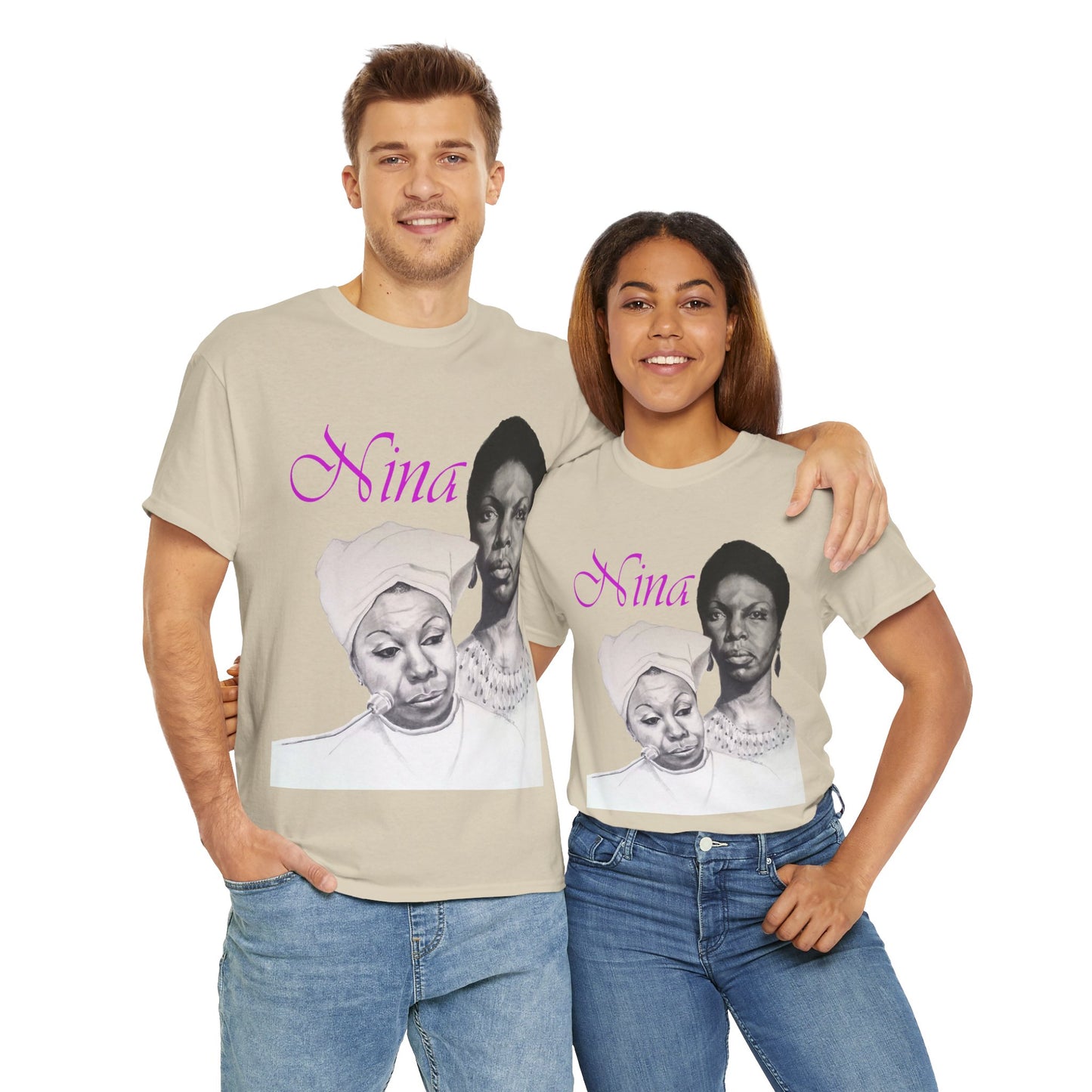 "Nina" Unisex Heavy Cotton Tee