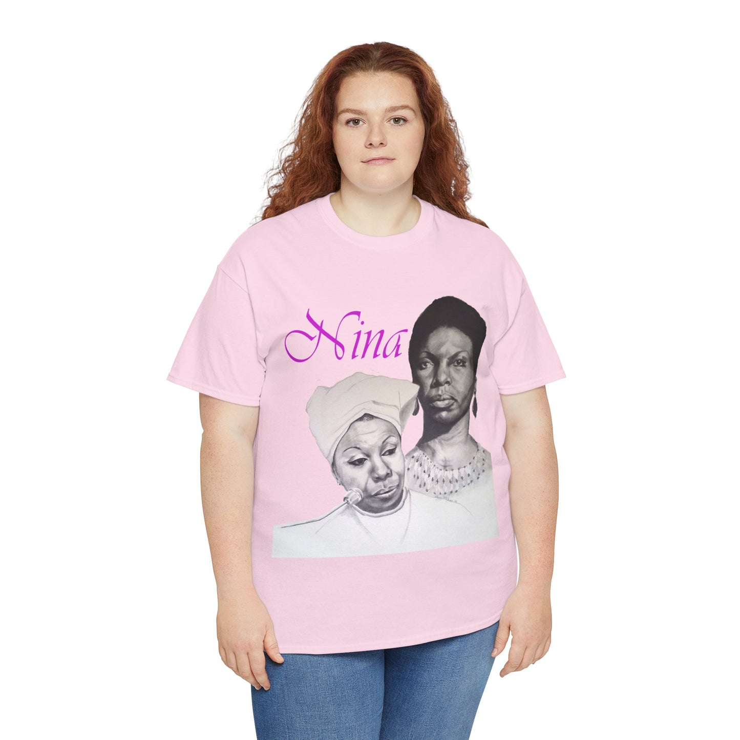 "Nina" Unisex Heavy Cotton Tee