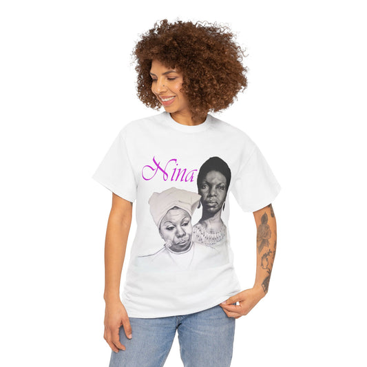 "Nina" Unisex Heavy Cotton Tee