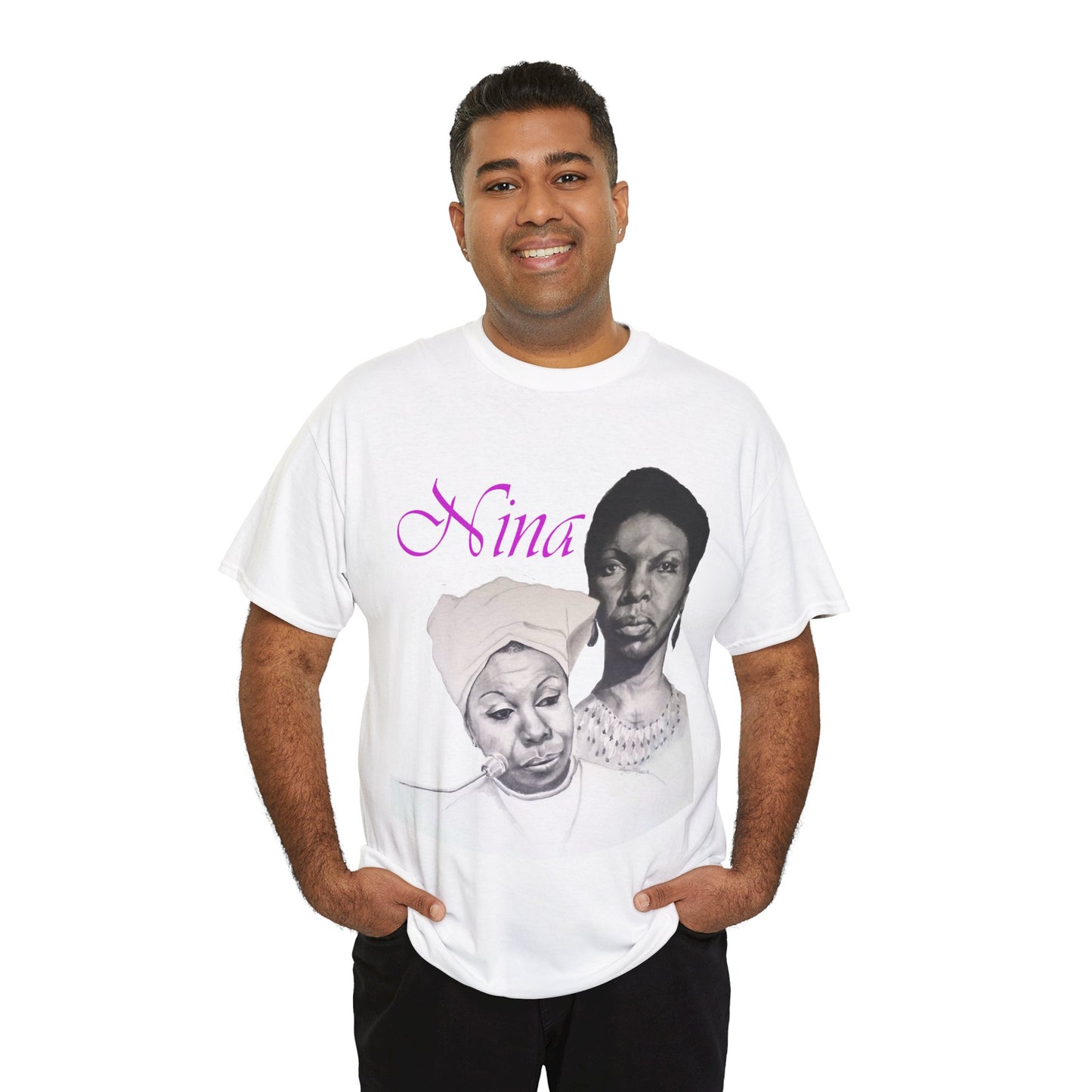 "Nina" Unisex Heavy Cotton Tee