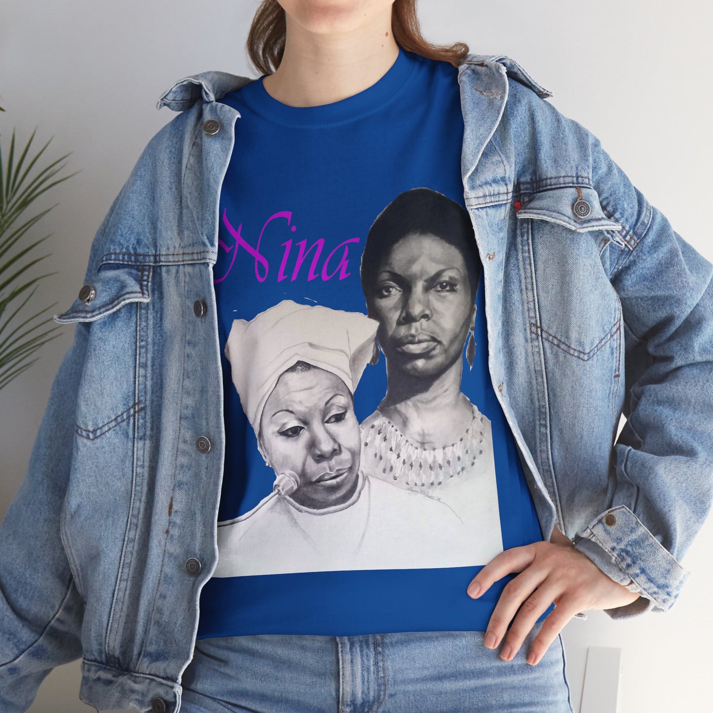 "Nina" Unisex Heavy Cotton Tee