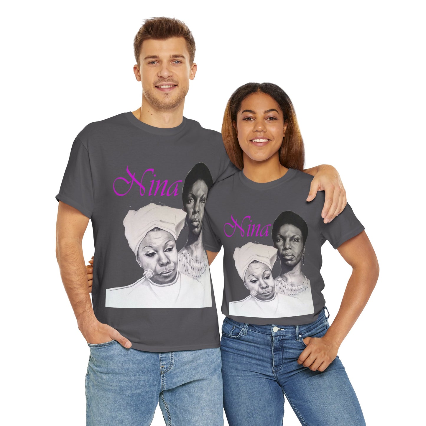 "Nina" Unisex Heavy Cotton Tee