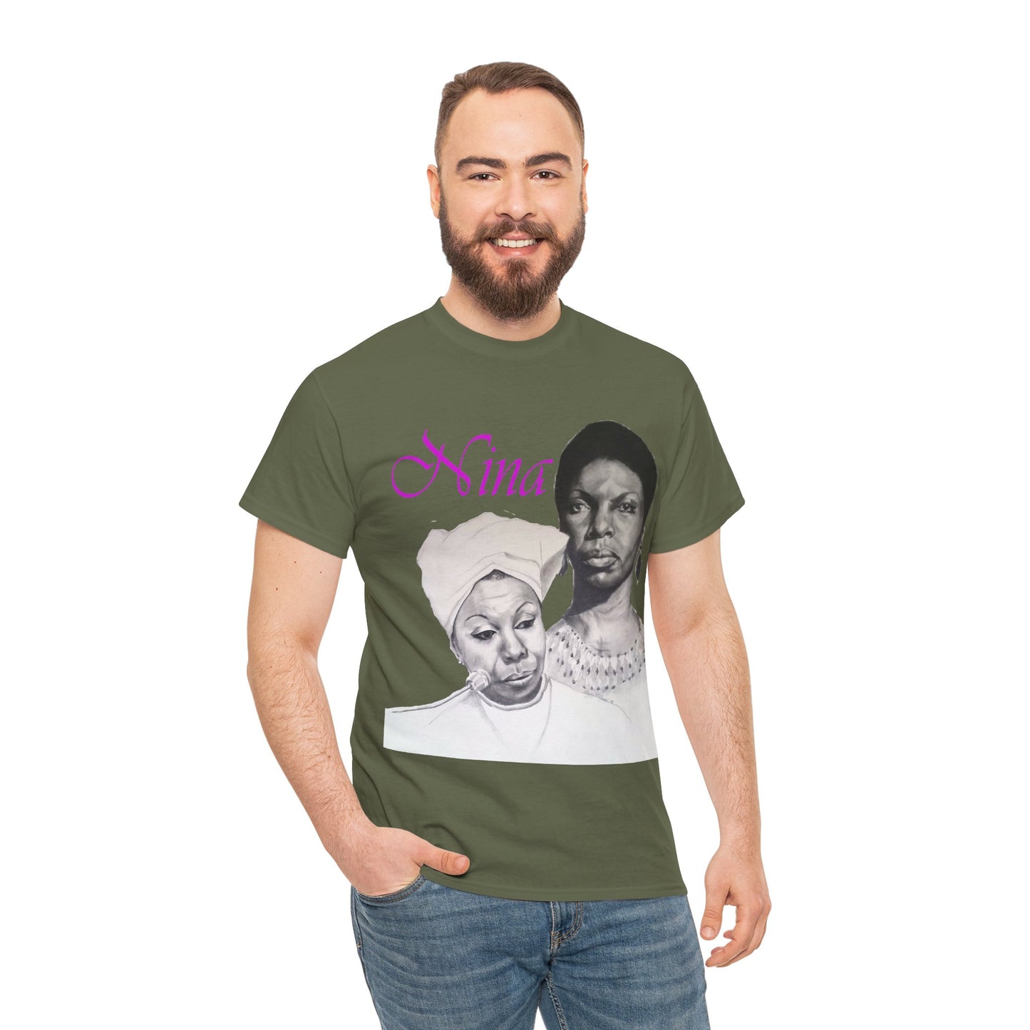 "Nina" Unisex Heavy Cotton Tee