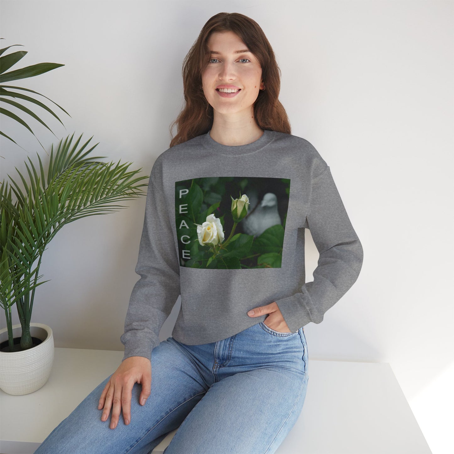 PEACE -  Unisex Heavy Blend™ Crewneck Sweatshirt
