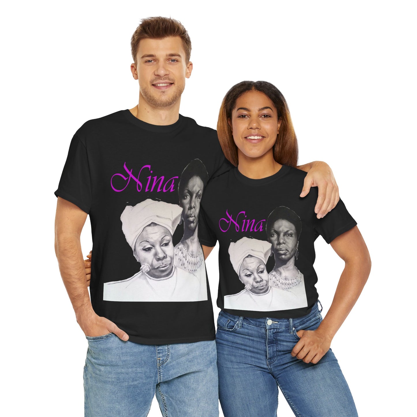 "Nina" Unisex Heavy Cotton Tee