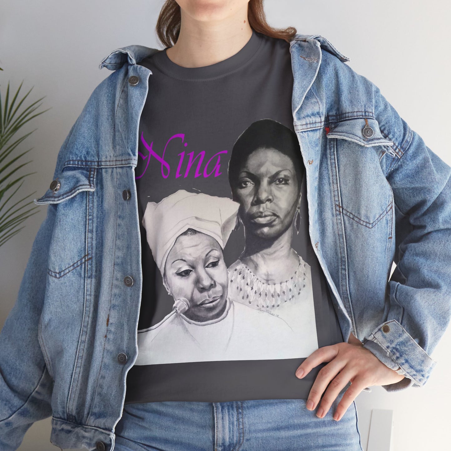 "Nina" Unisex Heavy Cotton Tee