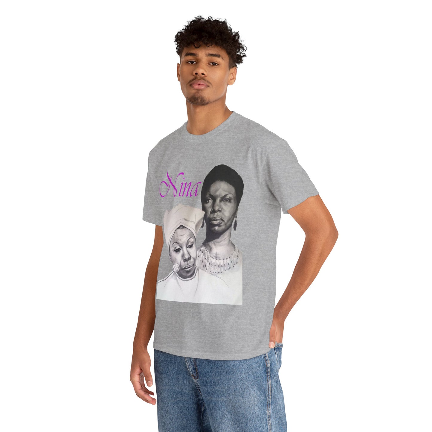"Nina" Unisex Heavy Cotton Tee